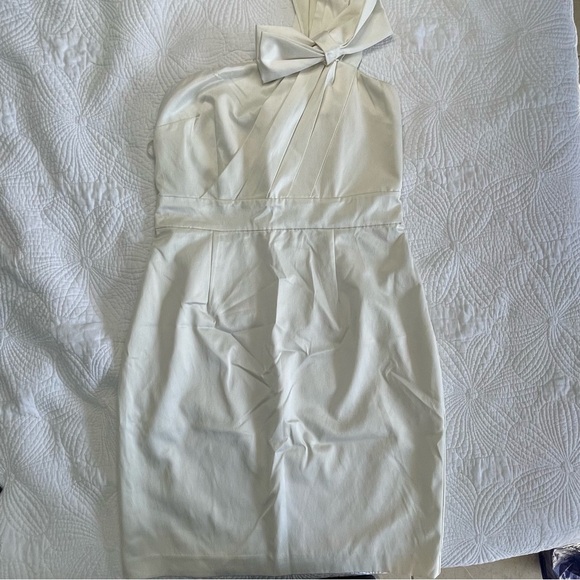 The Limited Coquette White Dress with Bow Dress NWOT - Picture 2 of 7